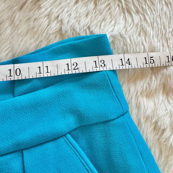 Kate Spade Aqua Janelle Pleated Pencil Skirt 4 NWOT Wool Blend Preppy - Picture 14 of 15